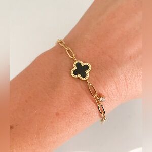 Stainless Steel clover bracelet